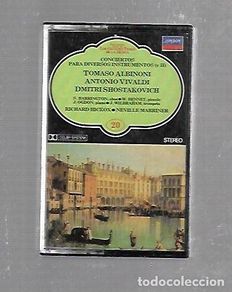 Cassetes antigas: CINTA DE CASETE. CONCIERTOS PARA DIVERSOS INSTRUMENTOS (Y II). ALBINONI, VIVALDI, SHOSTAKOVICH